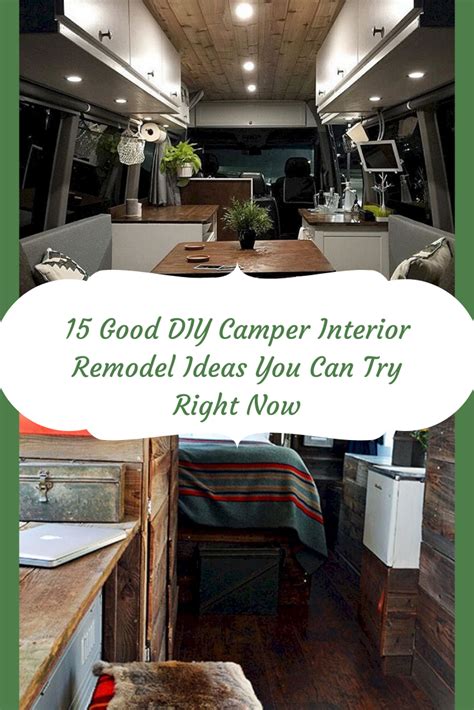 Healthy Diy Camper Interior Remodel Ideas You Can Try Right Now Camper Interior Remodel