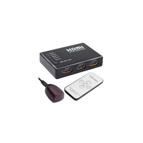 Hdmi Switch 5x1 With Remote Hdmi Switch5x1 Midteks