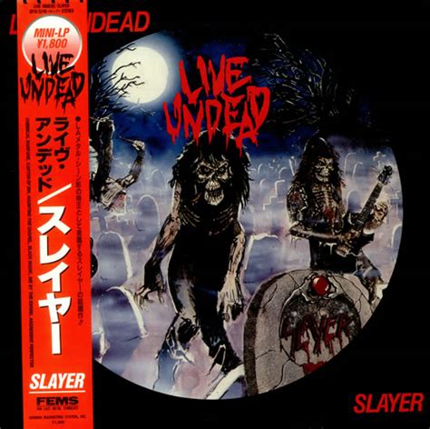 Gamers are traditionally the role of fearless knights fighting against various evil. Slayer Live Undead Japanese vinyl LP album (LP record) (192270)