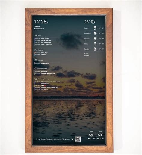 24 Digital Wall Display Smart Screen Wifi Calendar Raspberry Pi Smart