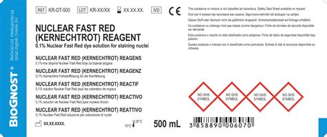 Nuclear Fast Red Kernechtrot Reagent Biognost