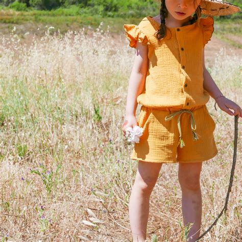 Marieke Jumpsuit Playsuit And Dress Girl 3 12 Paper Sewing Pattern Ikatee Sewing Patterns