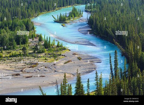 Bow River Banff National Park Alberta Canada Stock Photo Alamy