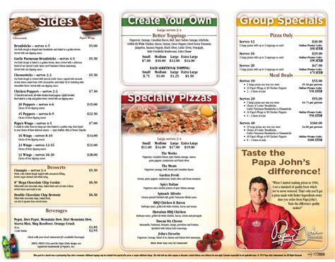 PJ_CaterinMenu - Your Papa John's