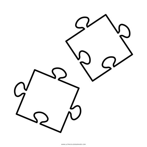 25 Puzzle Piece Coloring Pages