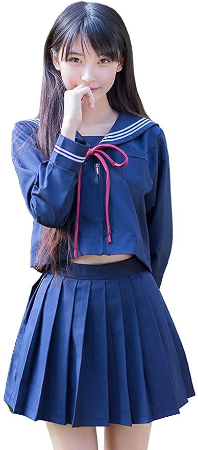 Lucky2buy Womens Japanese High School Uniform Anime