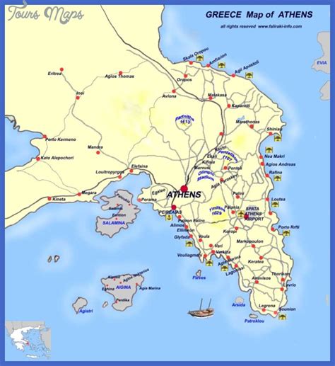 Athens Map ToursMaps