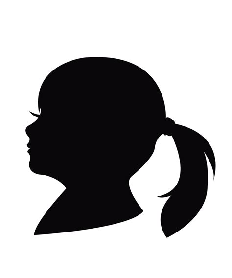 Woman Face Silhouette Vector Face Silhouette Ideas For The House