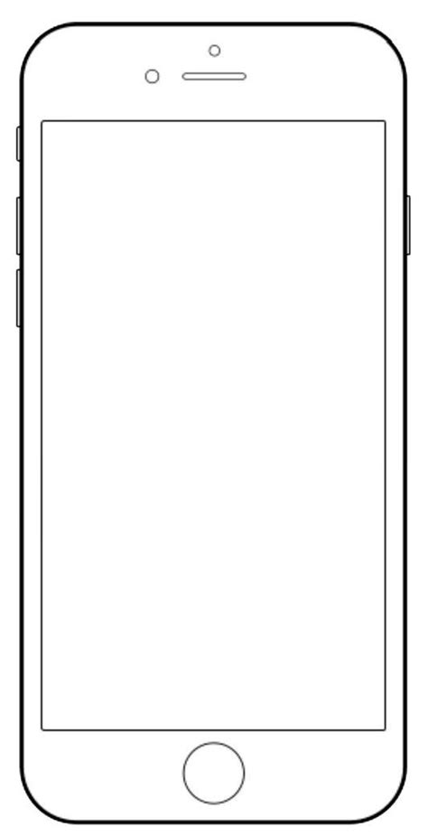 An Iphone With A Blank Screen