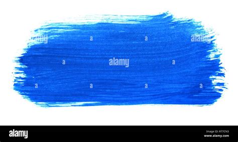 Messy Blue Brush Texture Stock Photo Alamy