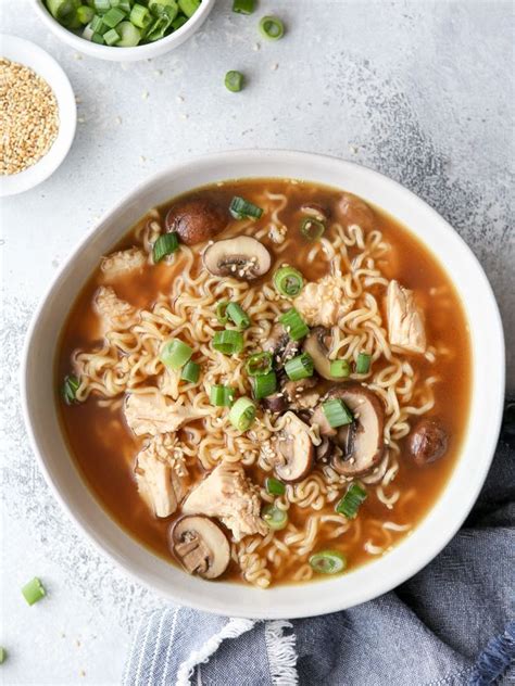 Easy Chicken Ramen Soup Recipe Noodle Recipes Easy Ramen Soup