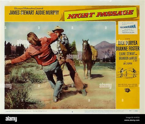 Night Passage 1957 Universal Pictures Western Film With James Stewart