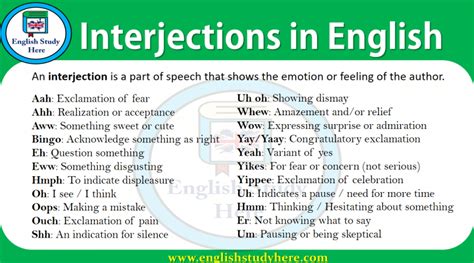 That may seem like a lot of. what is interjection Archives - English Study Here