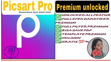 🔴 Picsart Pro 2022 Mod Apk Version Premium Youtube
