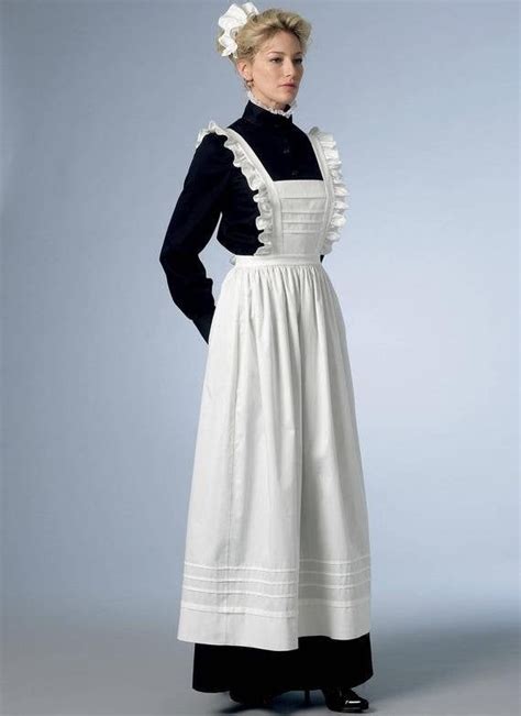 Misses Historical Dress Maid House Hold Servant Uniform Mrs Hughes