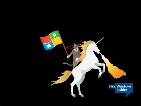 官方 Windows 10 Ninjacat 壁纸 惊喜！