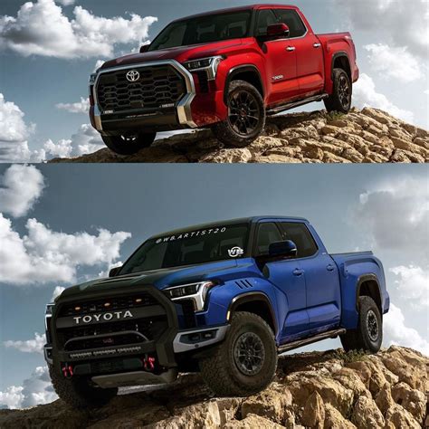 2022 Toyota Tundra Becomes A Color Changing Ford F 150 Raptor Clone