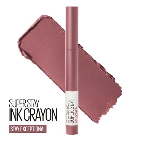 Buy Maybelline Superstay Ink Crayon Lipstick Stay Exceptional Online At