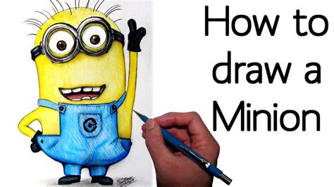 How To Draw A Minion Despicable Me YouTube