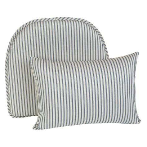 Sort by terrasol cabana stripe outdoor chair cushion. Klear Vu Ticking Stripe Delightfill 2 Piece Chair Cushion ...