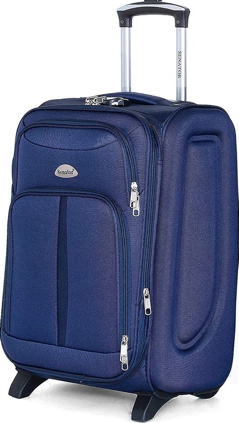 Senator Soft Shell Luggage Expandable 24 Inch Medium Size Lightweight
