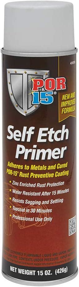 Por 15 Self Etch Primer Spray Adheres To Metal And Painted