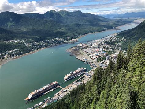 Panoramic View Of Juneau Alaska