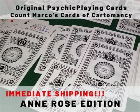 Playing cards are one of the oldest systems of divination, which is used by may people nowadays. PSYCHIC PLAYING CARDS Start Reading Now The Anne Rose Deck | Etsy | Cartomancy, Playing cards ...
