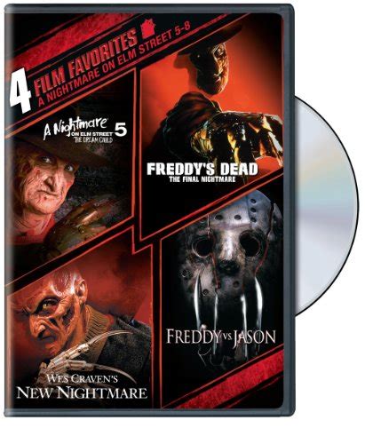 4 Film Favorites Nightmare On Elm Street 5 8 Freddy Vs Jason Freddys