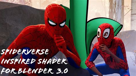 Spiderman Into The Spiderverse Inspired Shader For Blender 30 Eevee