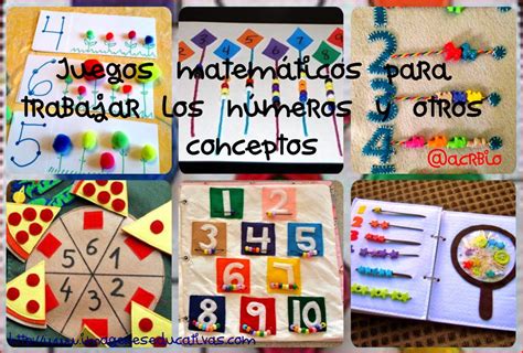 Juegos Matemáticos Para Trabajar Los Números Y Otros Conceptos Lógico