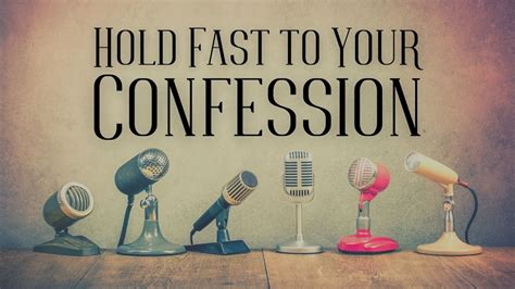 Hold Fast To Your Confession Part 2 Mark Hankins Ministries Youtube