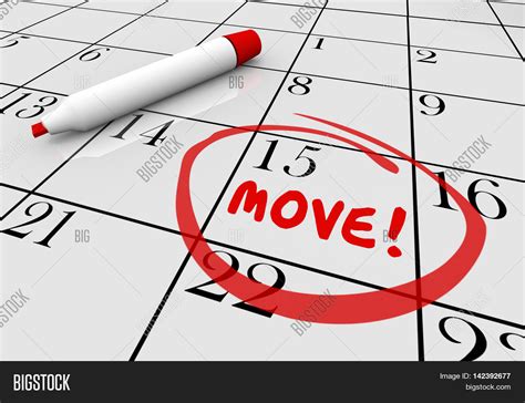 Move Date Day Moving Image And Photo Free Trial Bigstock