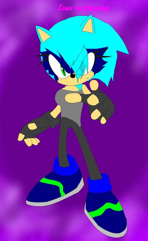 Zonia The Hedgehog By Invader Zonia On Deviantart