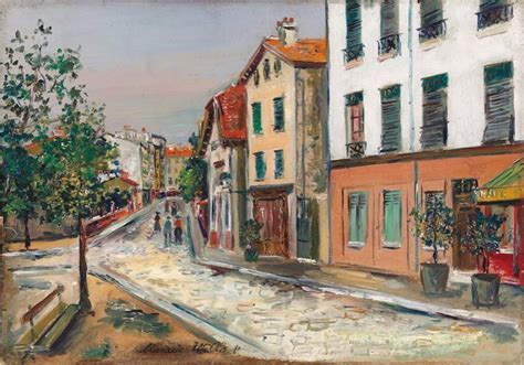 Maurice Utrillo Maurices Road Painting