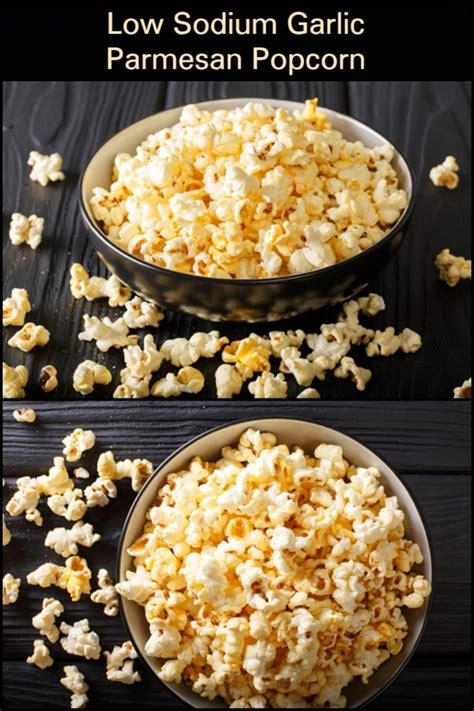 On the surface it appears to have all the super high sodium options as all the other fast food chains out there, and they do. Low Sodium Garlic Parmesan Popcorn - Food, glorious food ...