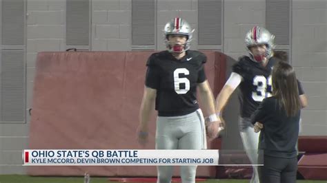 Kyle Mccord And Devin Brown The Ohio State Qb Battle Youtube