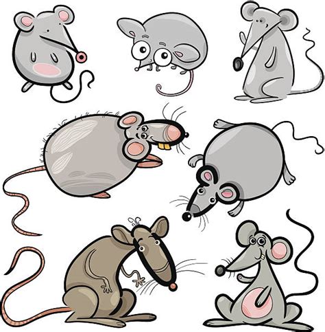 Royalty Free Rat Cartoon Characters Clip Art Vector Images