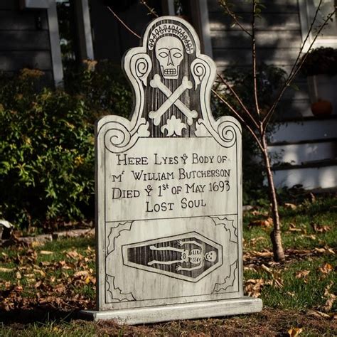 I Made A Replica Of Billys Tombstone From The Movie Hocus Pocus