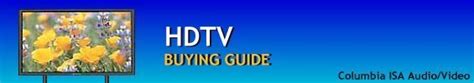 Hdtv Buying Guide