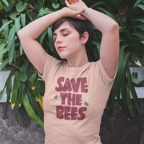 Save The Bees T Shirt Hiking Shirt Honey Bee Shirt Etsy