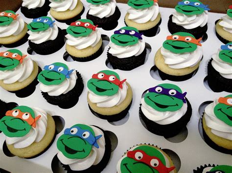 Emily S Delights Teenage Mutant Ninja Turtle Cupcakes