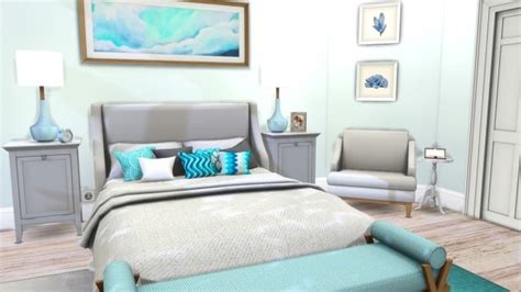 Beach Bedroom At Modelsims4 The Sims 4 Catalog