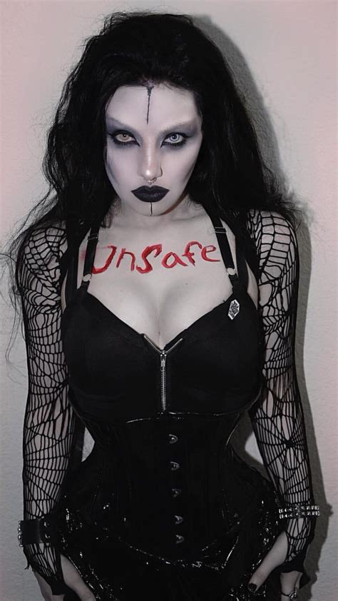 Pin By Spiro Sousanis On Kristiana Goth Beauty Goth Women Black Metal Girl