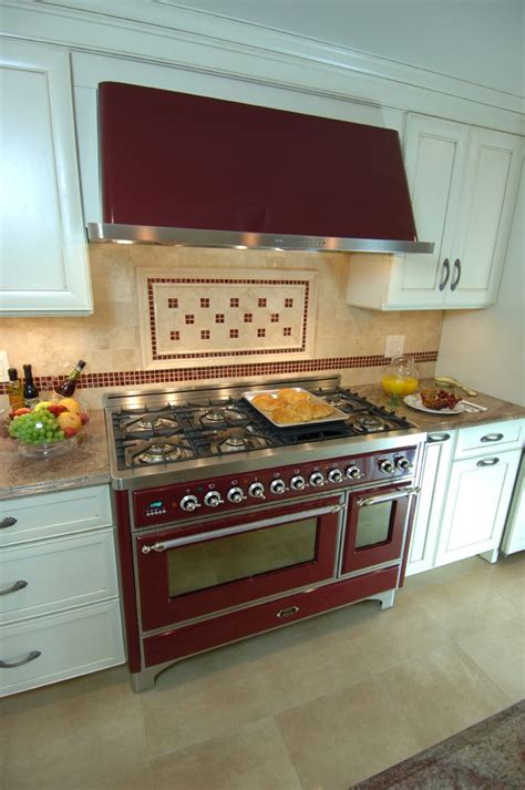 Ilve standalone cooktops are available in a wide variety of configurations to fit almost any setup. ILVE 48" Majestic Dual Fuel Range in Burgundy with Chrome ...