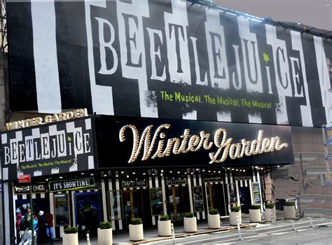 The finer points can wait. BEETLEJUICE at the Winter Garden Theatre by BroadwayCards ...