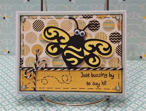 Bee Birthday Card Maria Linacreativedesigns Blogspot Com