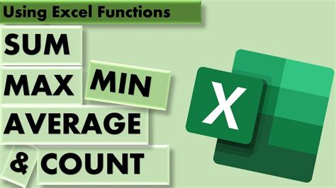How To Calculate For Total Lowest Highest And Average Using The Excel