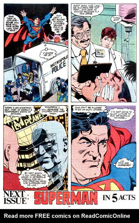 Read Online Adventures Of Superman 1987 Comic Issue 432
