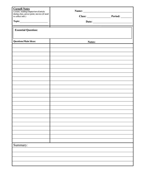 Free download equipment inspection checklist template unique 40 beautiful vehicle model. 36 Cornell Notes Templates & Examples Word, PDF ᐅ ...